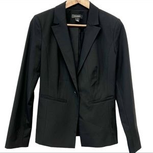 Halogen one button black blazer